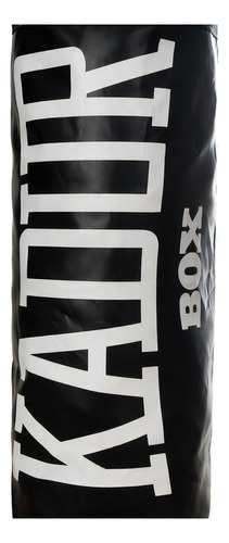 Bolsa Boxeo 90 Cm Vinilica Ultra Reforzada Profesional Kadur Color Negro