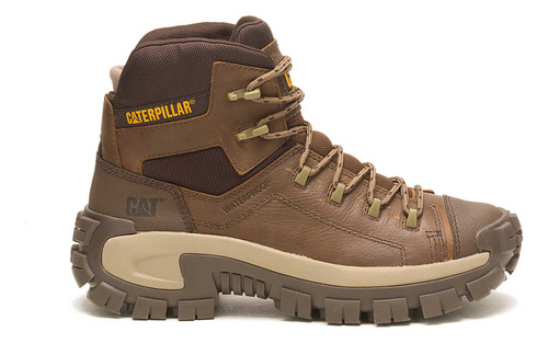 Botín Caterpillar Invader Hiker Wp Cuero Nobuck Dark Browm