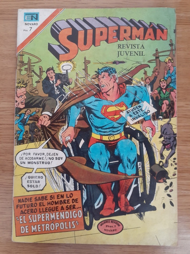 Cómic Superman Número 855 Editorial Novaro 1972