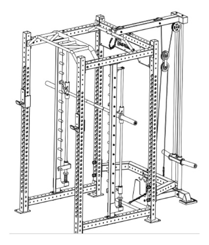 Torre Multifuncional Unifitness Con Peso Incluido