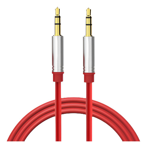 Rojo 3,5 Mm 1/8  Cable De Audio Aux-in Cable Para Altavoces 
