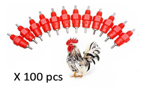 Bebederos Tipo Niple, Pollo Pack X 100 Pcs Entrego Ya!!