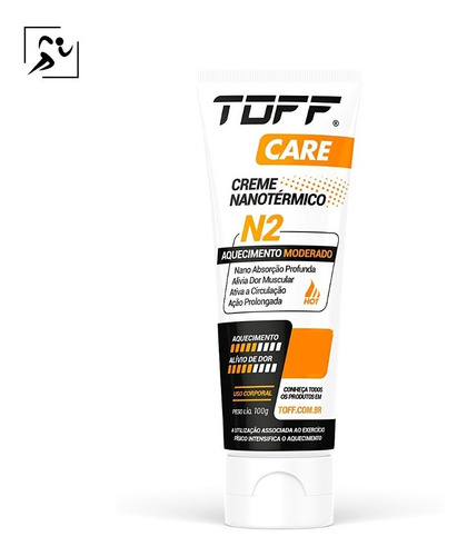 Toff N2 Creme Aquecimento Muscular Moderado - Envio Em 24h