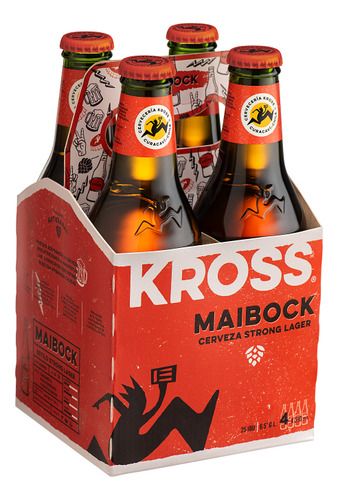Pack 4x Cervezas Kross Maibock 330cc Botella