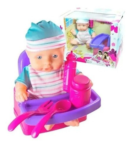 Juguete Muñeca Bebe Bebote Con Sillita Poppi Babymovil 28070