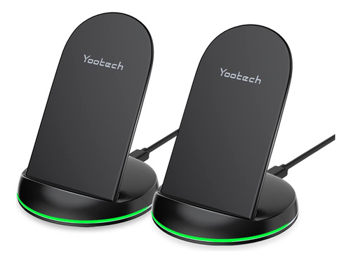 Yootech - Cargador Inalámbrico Qi Con Soporte De Carga Inalá