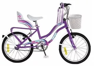 Bicicleta paseo infantil Bicicletas Enrique Enrique Stars R16 freno v-brakes color violeta