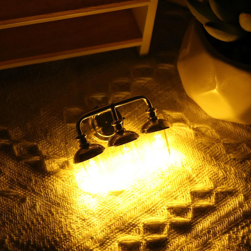 Lámpara De Pared Led En Miniatura Para Casa De Muñecas,