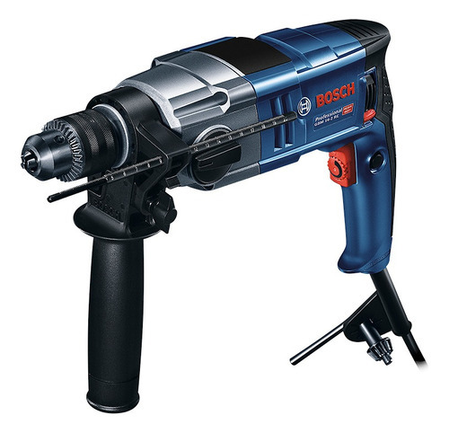 Taladro percutor eléctrico Bosch GBM 16-2 RE + accesorio con taladro industrial 1/2 pol 800w gbm 16-2 re sin impacto