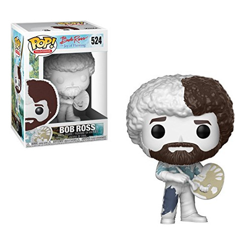 Bob Ross Diy ¡la Alegría De Pintar Pop! Figura De Vinilo