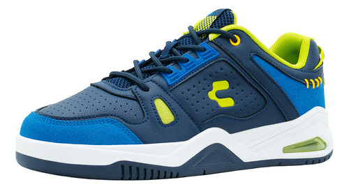 Tenis Charly® Para Caballero Casual Cómodo Marino Válvula