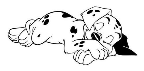 Perro Manchado De Bodecal Dalmatian Falling In Sweet Dream V