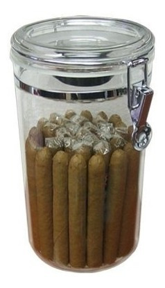 Humidor Con Humidificador De Acrilico 25 Puros