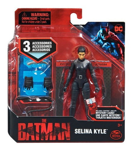 Dc The Batman Selina Kyle + 3 Acces. Spin Master Orig Replay