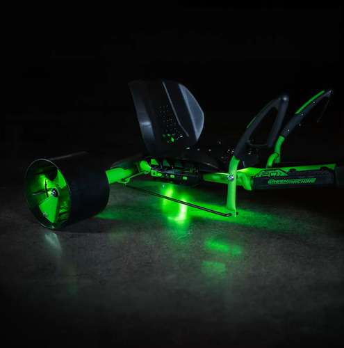 Green Machine Triciclo, Huffy Luz Led Color Negro