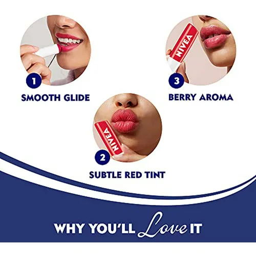 Bálsamo Labial Nivea Fruity Shine Fresa