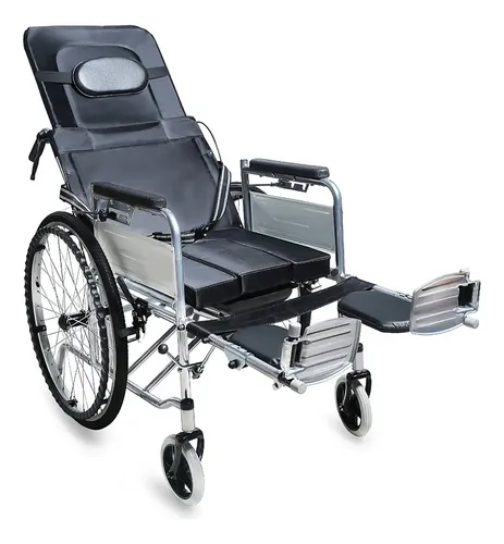 comprar Silla De Ruedas Tipo Camilla Con Urinario 110 Kg 