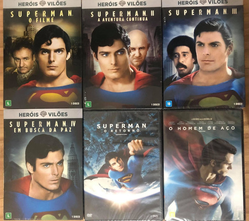 Dvd Coleçao Superman (original Lacrado) 