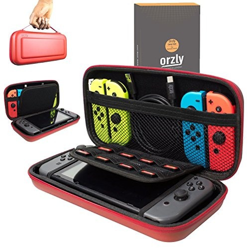 Estuche De Transporte Orzly Compatible Con Nintendo Switch