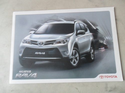 Folleto Toyota Rav4 Auto Catalogo No Manual 2013