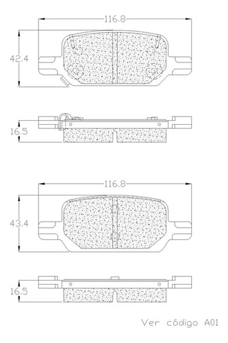 Balatas Grc Gmc Canyon At4 2021/2021 Tras