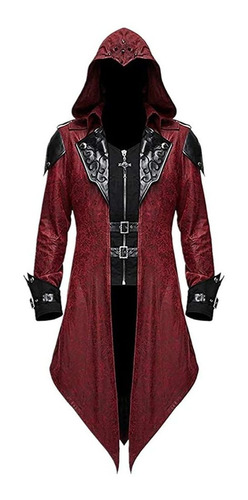 Chaqueta Con Capucha Estilo Gótico Assassin Creed Steampunk