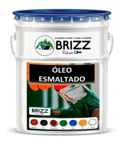 Oleo Esmaltado Brizz - Color Azul Tineta 4 Gal