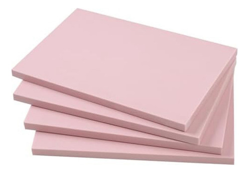 Bloque De Linóleo Grabado En Caucho Rosa De 15 X 10 Cm, 4 Pi