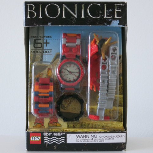 Lego Bionicle Reloj Con Accesorios Y Figuras Para Armar