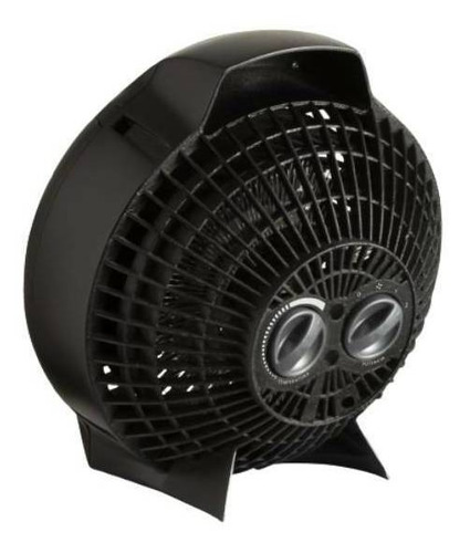 Imagen 3 de 4 de Caloventor eléctrico Liliana Blacksun CFH450 negro 220V-240V