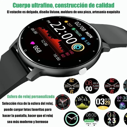Reloj Inteligente Impermeable Bluetooth De 1,28 Pulgadas