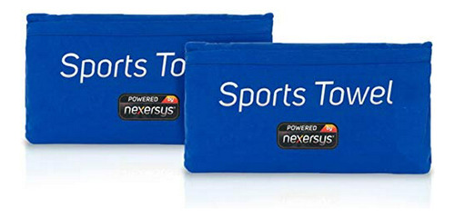 Toalla Deportiva Nexersys Microfibra. 2 En 1: Entrenamiento 