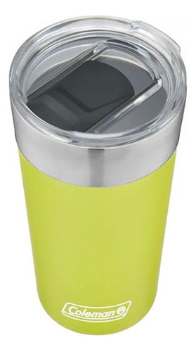 Vaso Termico Coleman Acero Inoxidable Brew 600 Ml Verde Fluo