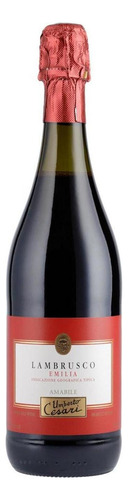 Pack De 2 Vino Tinto Umberto Cesar Emilia Lambrusco 750 Ml