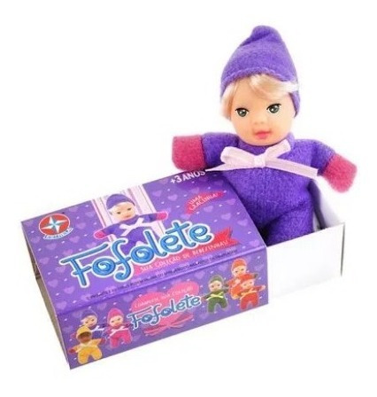 Kit Presente Colônia Infantil E Fofolete Roxa Estrela