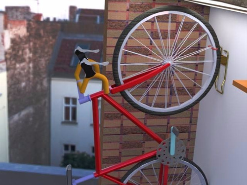 Gancho Bicicletas Anclaje Pared Soporte Grisl Porta Cicla