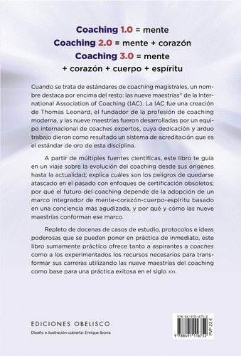 Coaching 3.0: Cómo coachear con excelencia usando las 9 maestrías de la IAC, de Madanes, Yechezkel. Editorial Ediciones Obelisco, tapa blanda en español, 2021