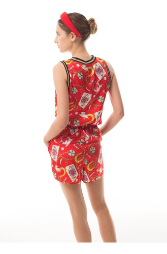 Musculosa Lucky Rojo Las Pepas