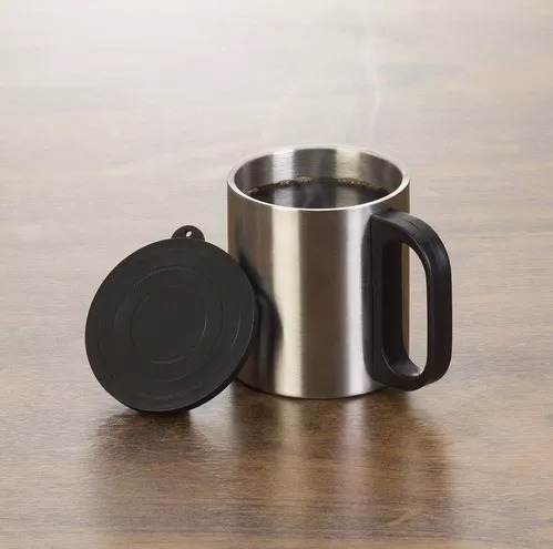 70 Unidades Caneca De Inox Com Tampa De Plástico, 200 Ml