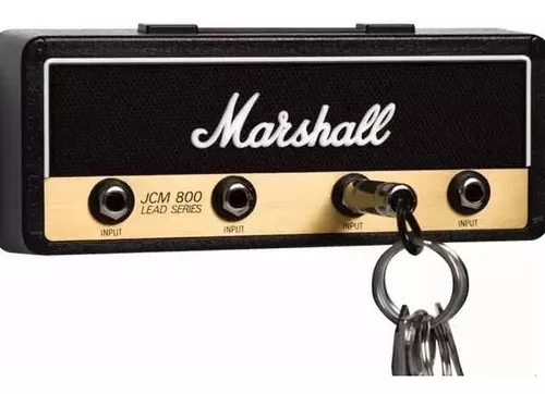 Porta Llaves Marshall Amplificador Para Pared + 4 Llaveros De Plug GENERICO