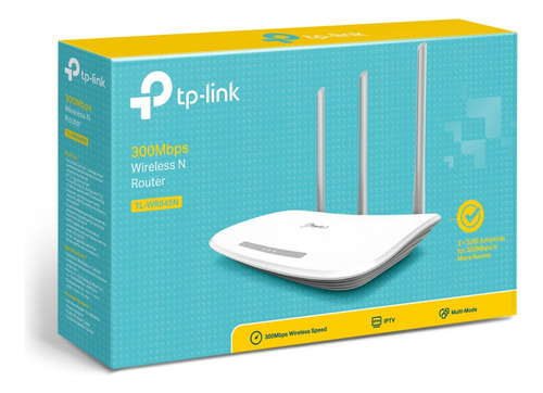 Router Inalambrico Tp-link Tl-wr845n 300mbps Wifi 3 Antenas