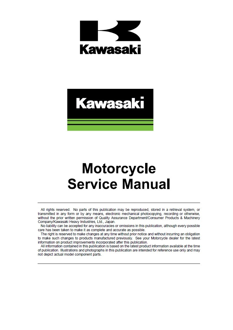 Manual Taller Kawasaki Zl600a1 Mercado Libre