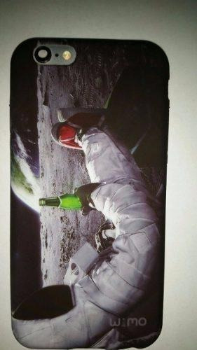 Funda Celular Astronauta Cerveza Luna Para Toda Marca De Cel
