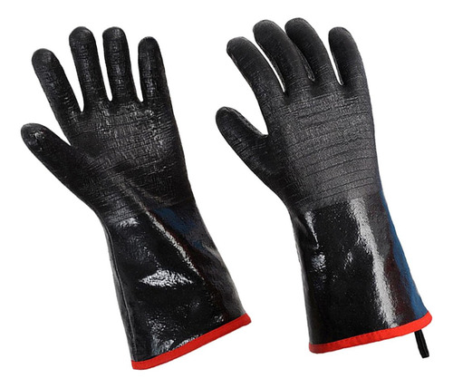 1 Par De Guantes De Neopreno For , Parrilla, Resistente Al