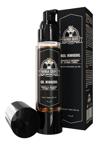 Gel De Crecimiento Para Barba, Bigote O Cabello Mamba Shave Fragancia Neutra
