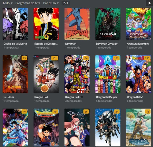 Un Año De Anime En Streaming Para Varios Dispositivos.