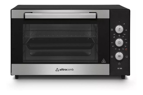 Horno Electrico 36 Lts Ultracomb Uc-36s Negro 1200w 