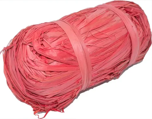 Foto Rafia Rafia 185/195grs Rafia Vegetal. Rafia Natural Roja Color Rojo | Cuotas ...