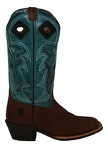 Comprar Bota Vaquera Nokota Horse Piel Crazy Tubo Rubi Verde Rodeo