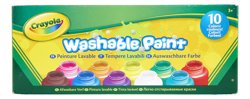 Crayola 54-0125. pintura Lavable Para Niños, 18&
